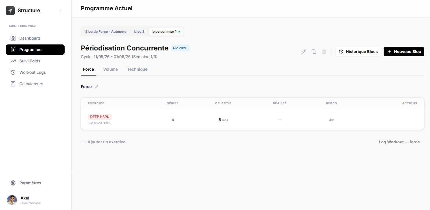 Structure app preview